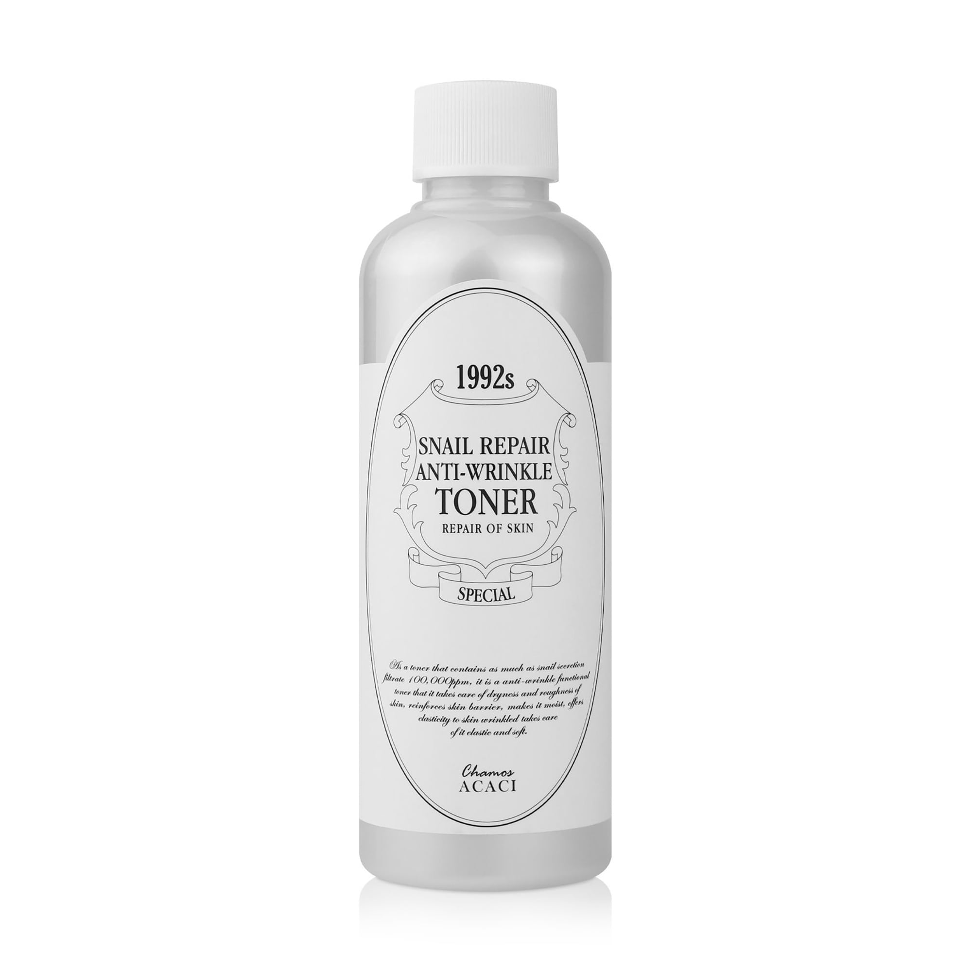 Антивіковий тонер для обличчя Chamos Acaci Snail Repair Anti-Wrinkle Toner з екстрактом муцину равлика, 200 мл