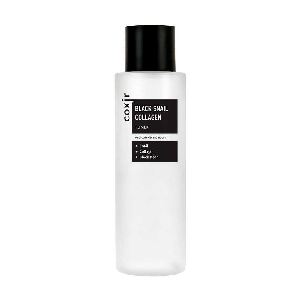 Антивіковий тонер-есенція для обличчя Coxir Black Snail Collagen Toner, 150 мл