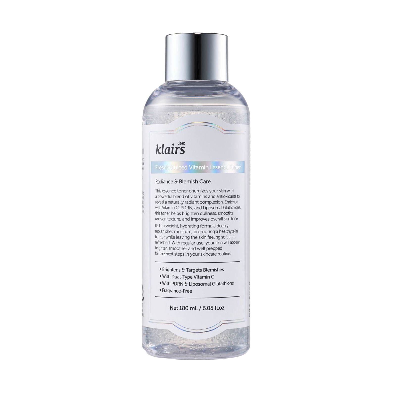 Тонер-есенція для обличчя Dear Klairs Freshly Juiced Vitamin Essence Toner з вітаміном C, 180 мл